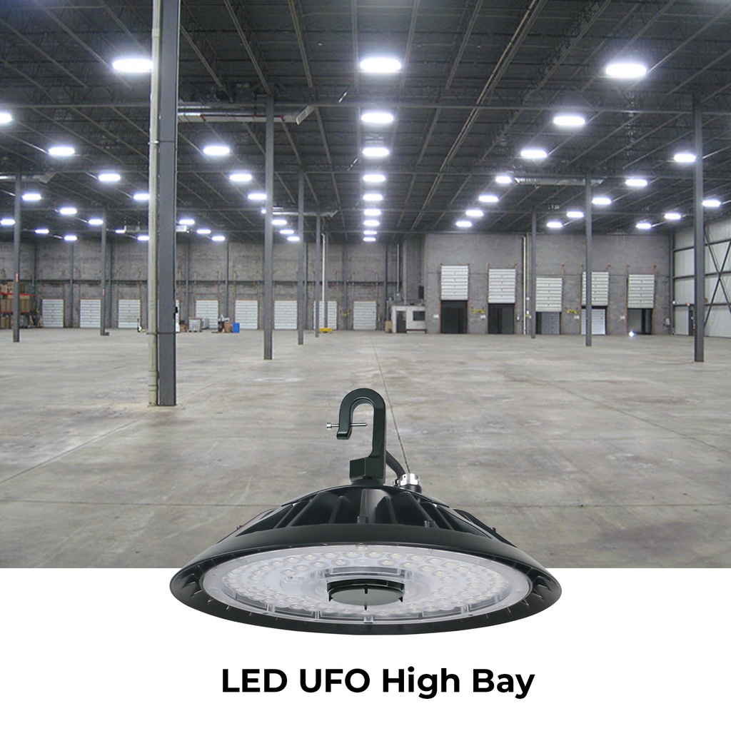 LED UFO High Bay Light - 200-480V AC (High Voltage) - 5000K