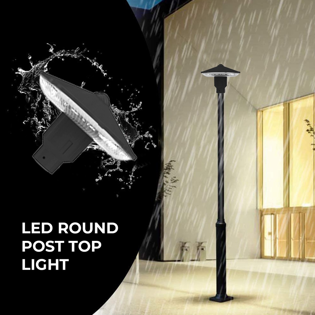 LED Round Post Top Light  AC120-277V(I3 Design)
