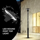 LED Round Post Top Light  AC120-277V(I3 Design)