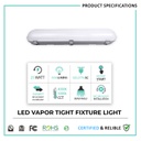 LED Vapor Tight Fixture Light ( AC120~277V )