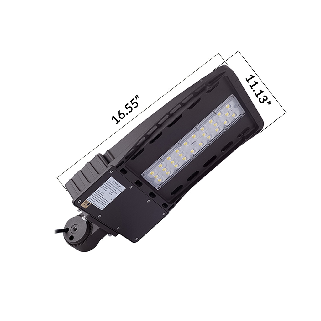 LED Street Light-5700K -Shorting Cap - Slip Fitter Mount  AC277-480V-High Voltage  UL+DLC 