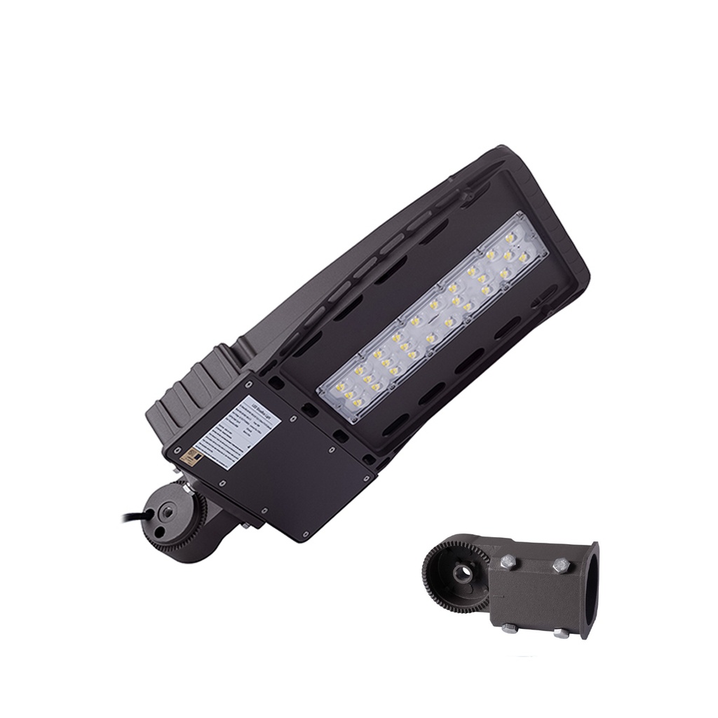 LED Street Light-5700K -Shorting Cap - Slip Fitter Mount  AC277-480V-High Voltage  UL+DLC 