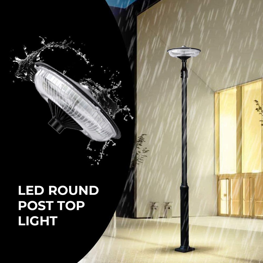 LED Round Post Top Light  AC120-277V(I2 Design)