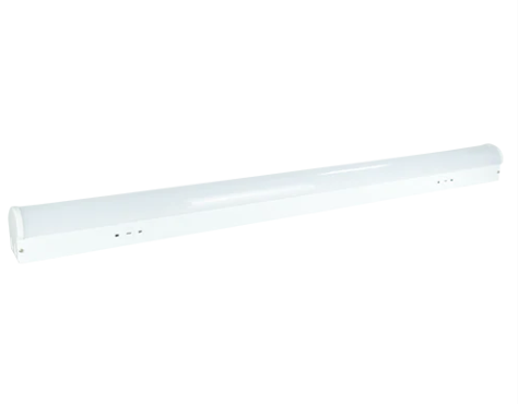 4ft Direct Wire Integrated LED Linear Strip Light Fixture, Surface Mounting or Chain/V-HooK Mounting, 24/30/40 Watt Adjustable 3500K/4000K/5000K CCT Changeable, Up to 5,200 Lumens Dimmable Motion Sensor 100-277V White